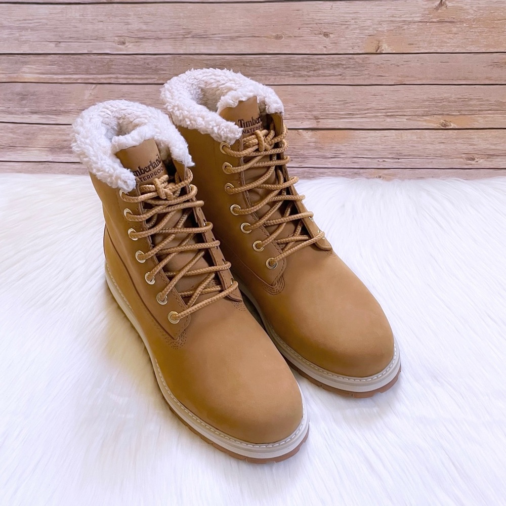 Timberland Men’s Richmond Ridge Waterproof 6 Inch Boots In Wheat - Picture 2 of 7